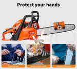 Traderight Portable Chainsaw Sharpener Jigs With 5 Grinding Head Tool Chain Saw