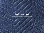 Traderight Moving Blanket Furniture Protection Quilted Removalist 1.8MX3.4M 5PCS