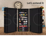 Levede 10 Tier Shoe Rack Portable Storage Cabinet Organiser Wardrobe Black Cover