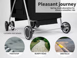 Pawz Large Pet Stroller Dog Cat Carrier Travel Pushchair Foldable Pram 4 Wheels