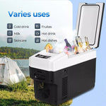 Spector Portable Car Fridge 12V Mini Refrigerator Freezer Camping Travel Cooler