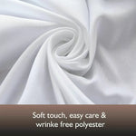 Dreamz Microfibre Quilt Cover Set Duvet Doona Pillow Case Reversible Use AllSize