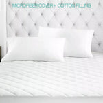 Dreamz Mattress Protector Topper Waterproof Fitted Cover Queen King All Size