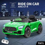 Kids Ride On Car 12V Battery Mercedes-Benz Licensed AMG GTR Toy Remote Control