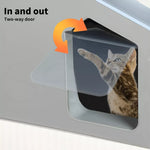 Pawz Fully Enclosed Cat Litter Box Mat Kitty Toilet Odour Control Basin Blue