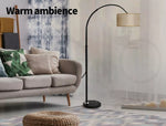 Emitto Modern LED Floor Lamp Reading Light Free Standing Adjustable Marble Base