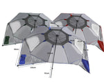 Mountview Beach Umbrella Outdoor Umbrellas Garden Sun Shade Shelter Patio 2.33M.