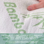 Dreamz 2x Memory Foam Pillow Bamboo Pillow Cushion Hypoallergenic Cover 70x40cm