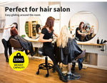 Levede Swivel Salon Stools Barber Chairs Hydraulic Lift Hairdressing Stools
