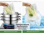 Toque Vacuum Food Sealer Storage Bags Seal Saver Heat Commercial 6 Rolls 28cm