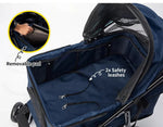 Pawz Large Pet Stroller Dog Cat Carrier Travel Pushchair Foldable Pram 4 Wheels