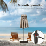 Centra Large Patio Umbrella Outdoor Garden Pool Market Base Stand Double-sided