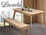 Levede 1XDining Chairs Bench Chair Seat Wooden Kitchen Outdoor Garden Patio
