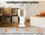 Spector Electric Portable Space Heater 1650W 2IN1 Bladeless Fan Remote Ceramic