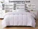 Dreamz Microfibre Quilt Doona Duvet Winter Summer Comforter Microfiber 400GSM