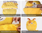 Mountview Sleeping Bag Child Pillow Stuffed Toy Kids Bags Gift Toy Dog 180cm L