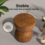 Levede Side Table Terrazzo Coffee End Tables Hourglass Magnesia Stool Stand