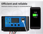 12V 10W Solar Panel Kit Mono Backup for Caravan Car Battery Charging Controllers