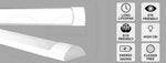 Emitto LED Slim Ceiling Batten Tube Light Linear Fitting 120cm Daylight 6500K