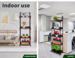 Levede Plant Stand 3/4/5 Tiers Outdoor Indoor Metal Flower Rack Garden Shelf
