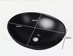 Dutxa Ceramic Basin Bathroom Sinks Hand Wash Bowl Vanity Above Counter Matte