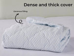 Dreamz Cool Mattress Protector Topper Fabric Pillowtop Waterproof Cover Double