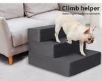 Pawz Pet Ramp Memory Foam Dog Steps Stairs Portable Cat Foldable Ladder For Bed