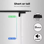 Levede Motorised Standing Desk Height Adjustable Electric Sit Stand Table 140CM
