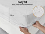 Dreamz Mattress Protector Topper GRS Recycled Polyester Fitted Cover Queen King