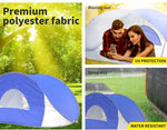 Mountview Pop Up Tent Beach Camping Tents 2-3 Person Hiking Portable with Matt