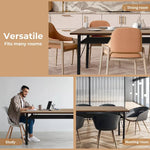 Levede Dining Table Storage Shelf Steel Kitchen Rustic Brown 4-6 Seater 150cm