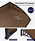 Mountview Window Door Awning Canopy Outdoor Patio Sun Shield Rain Cover 1 X 2.4M