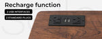 Levede Mobile Standing Desk Foldable Bed Side Table Gas Lift Stand Computer