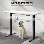 Levede Motorised Standing Desk Adjustable Electric Sit Stand Cable Management
