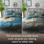 Dreamz Microfibre Quilt Cover Set Duvet Doona Pillow Case Reversible Use AllSize