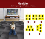Marlow 20x Carpet Tiles Heavy Commercial Retail Office Gym Flooring 50X50cm