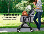 Pawz Large Pet Stroller Dog Cat Travel Carrier Pram Foldable Pushchair Outdoor