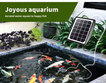 Lambu Solar Oxygenator Air Pump Powered Pool Water Pond Outdoor Fish Oxygen Tank