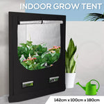 Grow Tent Indoor System Hydroponics Room 600D Oxford Plant Aluminium 100x142x180
