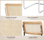 Levede 2x Rattan Chair Dining Chairs Cesca Replica Mid Century Modern Backrest