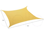 Mountview Sun Shade Sail Cloth Canopy Outdoor Awning Cover Rectangle Sand 5mx3M