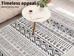 Marlow Floor Rug Boho Area Rugs Tassel Washable Living Room Bedroom Carpet