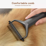 Pawz Pet Grooming Tools 3-Piece Gift Set Dog Cat Hair Cleaning Brushes Comb
