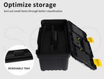 Traderight Tool Storage Set Tool Box 3PCS Lock Organiser Portable Handle Garage