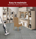 Marlow 20x Carpet Tiles Box Heavy Commercial Retail Office Flooring 50X50cm Blue