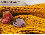 Dreamz Weighted Blanket 3KG 6.5KG 9KG Chunky Bulky Knit Throw Blanket Kids Adult