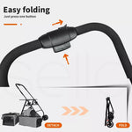Pawz 2-tier Pet Stroller Double Dog Pram Cat Carrier Travel Pushchair Foldable
