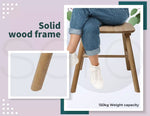Levede 2x Dining Chairs Kitchen Windor Chair Natural Wood Cafe Lounge OAK