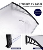 Mountview Window Door Awning Outdoor Canopy UV Patio Rain Cover DIY 1M X 1.5M