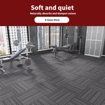 Marlow 20x Carpet Tiles Box Heavy Commercial Retail Office Gym Flooring 50X50cm